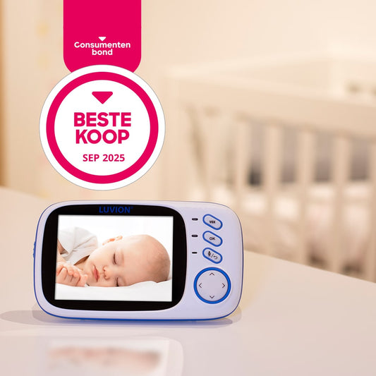 Luvion Platinum 3 Plus babycall med kamera og 3,2" LCD fargeskjerm