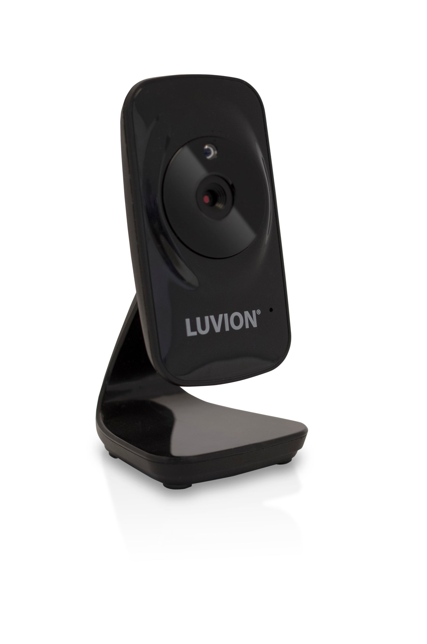 Luvion Icon Deluxe Black Edition Babycall med kamera, 5" LCD fargeskjerm, 300 m rekkevidde frisikt.