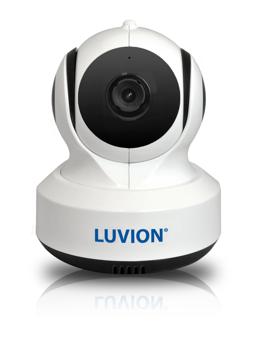 Luvion Essential Bestselgende babycall med kamera i Nederland, 3,5" LCD fargeskjerm, 250 m rekkevidde frisikt
