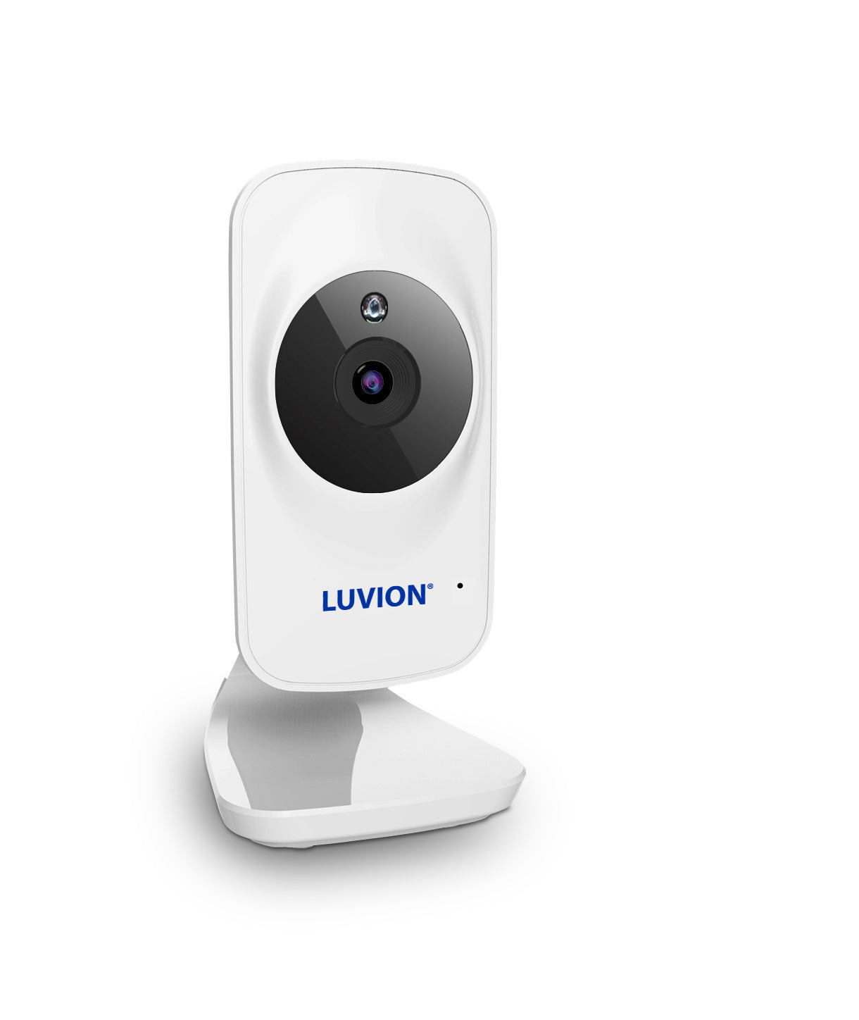 Luvion Icon Deluxe White Edition Babycall med kamera, 5" LCD fargeskjerm, 300 m rekkevidde frisikt.