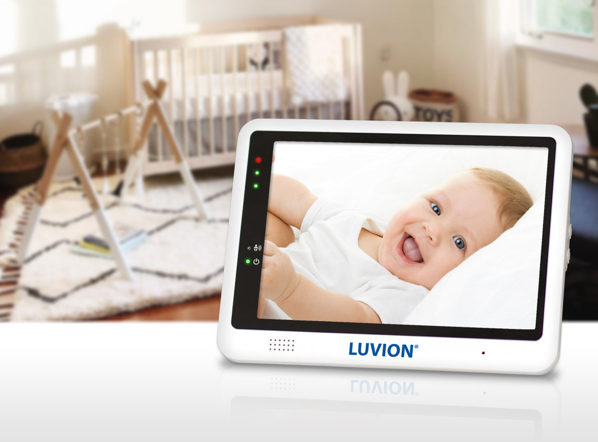 KUN TESTET Babycall med kamera - Luvion Grand Elite 3 Connect PLUS og med 5" fargeskjerm. Mulighet for WIFI og 4G tilkobling