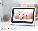 Babycall med kamera - Luvion Grand Elite 3 Connect og med 4,3" fargeskjerm. Mulighet for WIFI og 4G tilkobling