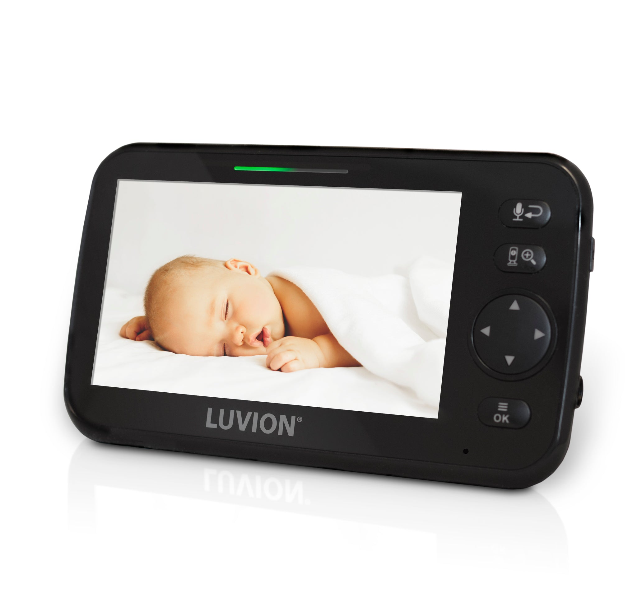 Babycall med kamera | Luvion Icon Deluxe Black Edition – Luvion.no